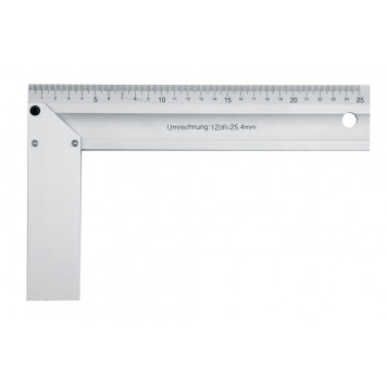 Угольник 18362 столярный алюминиевый 350 мм VOREL Угольник 18362 столярный алюминиевый 350 мм VOREL