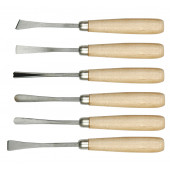 Набор 25700 фигурных стамесок резьба по дереву, 6 шт.