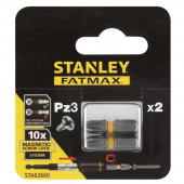 Биты STA62660-XJ FatMax MagnetScrLock PZ3х25 мм, 2 шт