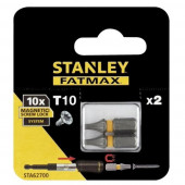 Биты STA62750-XJ FatMax MagnetScrLock SL6х25 мм, 2 шт