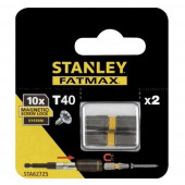 Биты STA62725-XJ FatMax MagnetScrLock T40х25 мм, 2 шт