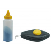 Шнур 17505 отвес малярный 15 м с синей краской VOREL