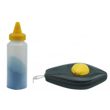 Шнур 17505 отвес малярный 15 м с синей краской VOREL