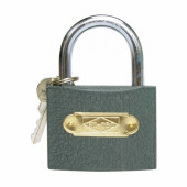 Замок 77052 навесной 38 мм серый VOREL 