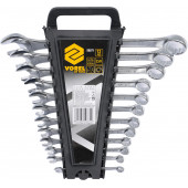Ключи 50871 рожково-накидной 6-22 мм, 12 шт. VOREL