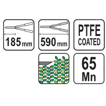 Ножницы-кусторез 99007 L=590/185 мм VOREL-2