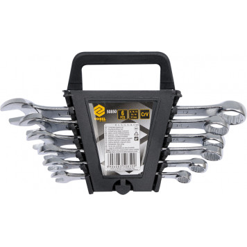 Ключи 50850 рожково-накидной 8-17 мм, 6 шт. VOREL