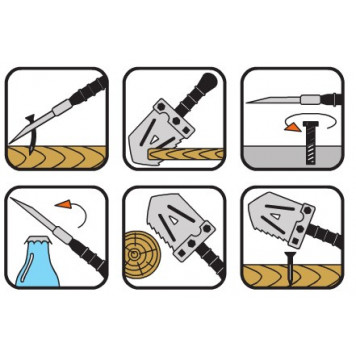 Лопата 99053 сапёрная многофункциональная FLO-2