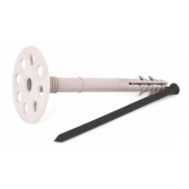 Дюбель для теплоизоляции 10х100 мм, 3 пары усов, D-70 мм, уп 50шт.