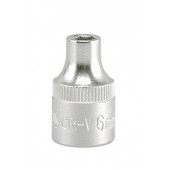 Головка YT-3802 торцевая 3/8, 7 мм, CrV, короткая YATO