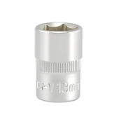 Головка YT-3808 торцевая 3/8, 13 мм, CrV, короткая YATO