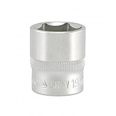 Головка YT-3814 торцевая 3/8, 19 мм, CrV, короткая YATO