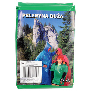 Плащ-накидка 74641 с капюшоном полиэтиленовая VOREL