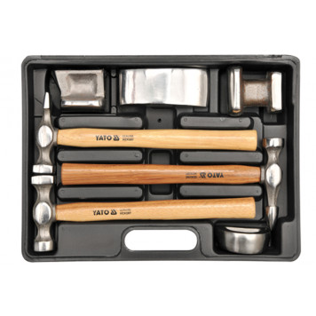 Набор YT-4590 молотков рихтовщика 7пр YATO Набор YT-4590 молотков рихтовщика 7пр YATO