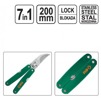 Секатор 99210 многофункциональный 7 в 1 FLO-2