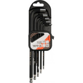 Ключи YT-0561 шестигранные с шаром удлиненные 1,27-10 мм, 9 шт. YATO