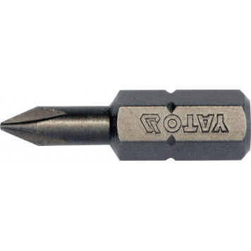 Бита YT-78130 крестовая РН0х25 мм, 10 шт YATO-1