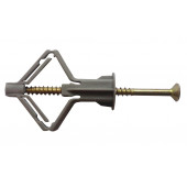 Распорный дюбель бабочка 8х50 мм с шурупом, уп 100 шт. Инагропром