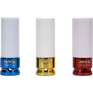 Головки YT-1056 для алюминиевых дисков 17,19,21мм Головки YT-1056 для алюминиевых дисков 17,19,21мм