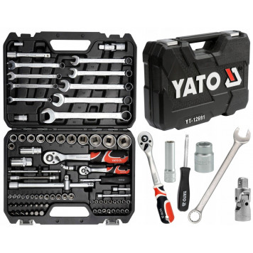 Набор YT-1269 инструмента 1/2", 1/4", 82 предмета YATO-2