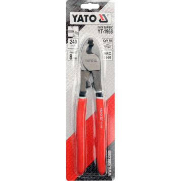 Кабелерез YT-1968 240 мм, макс. d-8 мм YATO-1