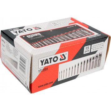 Набор YT-3591 пробойников 15 предметов 2,0-22 мм YATO-1