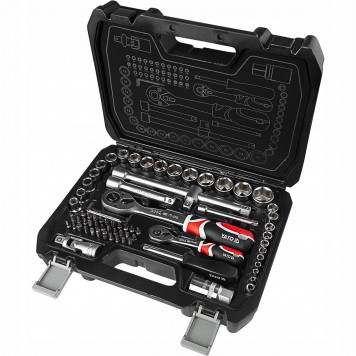 Набор YT-38782 инструмента 1/2", 1/4" 72 предмета YATO