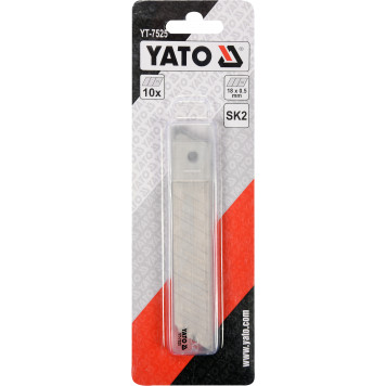 Лезвие YT-7525 для ножа 18мм 10шт(24уп) YATO-1