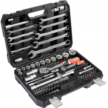 Набор YT-12691 инструментов 1/2". 1/4" 82 предметов L YATO