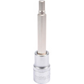 Головка YT-04393 торцевая с вставкой HEX 1/2, 7 мм, L = 100 мм YATO