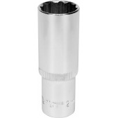 Головка YT-12943 торцевая 12-гранная, 1/2, 21 мм, длинная CrV YATO