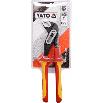 Клещи YT-21161 переставные диэлектрические 250 мм YATO-2