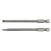 Бита YT-0490 TORX SECURITY Т10х100, Т25Х100, 2 шт