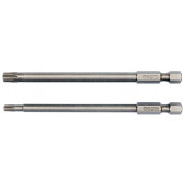 Бита YT-0492 TORX SECURITY Т20х100, Т30Х100, 2 шт
