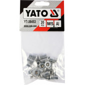 Заклепки YT-36453 резьбовые М5, 20 шт. YATO