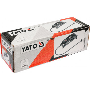 Насос YT-7349 ножной с манометром YATO-5