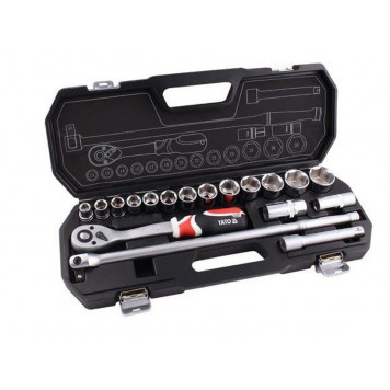 Набор YT-3870 головок с трещоткой и инструментом 1/2" YATO