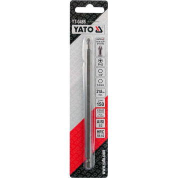 Биты YT-0486 крестовые РН2х150 мм 1/4 YATO-1