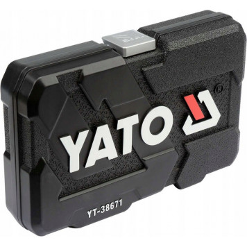 Набор YT-38671 головок с трещоткой и инструментом 1/2", 12 предметов YATO-5