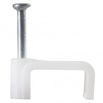 Скоба кабельная 8х4 (КАЛЁННЫЙ ГВОЗДЬ) плоский уп100шт. Скоба кабельная 8х4 (КАЛЁННЫЙ ГВОЗДЬ) плоский уп100шт.