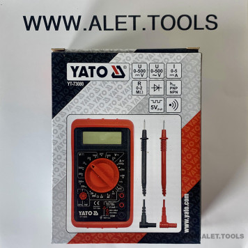 Мультиметр YT-73080 цифровой YATO-3