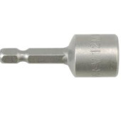 Насадка YT-1507 шестигранная торцевая магнитная 1/4, 12 х 48 мм YATO