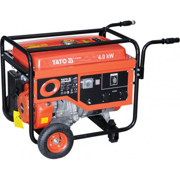 Бензиновый YT-85437 генератор 4,0 кВт YATO Бензиновый YT-85437 генератор 4,0 кВт YATO