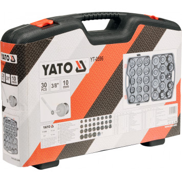 Набор YT-0596 торцевых ключей к масляному фильтру YATO-1