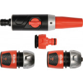 Наконечник YT-8942 поливочный в наборе с соединениями 4 шт, d=1/2-3/4 YATO