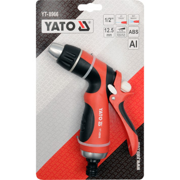 Пистолет-распылитель YT-8966 регулируемый к шлангу 1/2 YATO-1