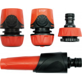 Наконечник YT-9914 в наборе с соединениями к шлангу 1/2- 3/4, количество 4 шт. YATO