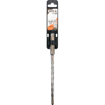 Бур YT-4202 по бетону SDS+ Quatro 6х160 мм YATO-1
