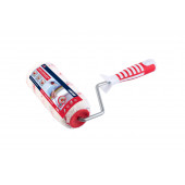 Валик с ручкой ПРОФИ Полиамид красно-серый 180 мм, D = 8 мм АКОР