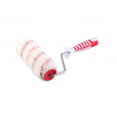 Валик с ручкой ПРОФИ полиамид красно-серый 240 мм, D = 8 мм АКОР